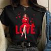 Summer Fashion City Girls Simple T-shirt Trend Women's Fashion White Short-sleeved Women's T-shirt Harajuku