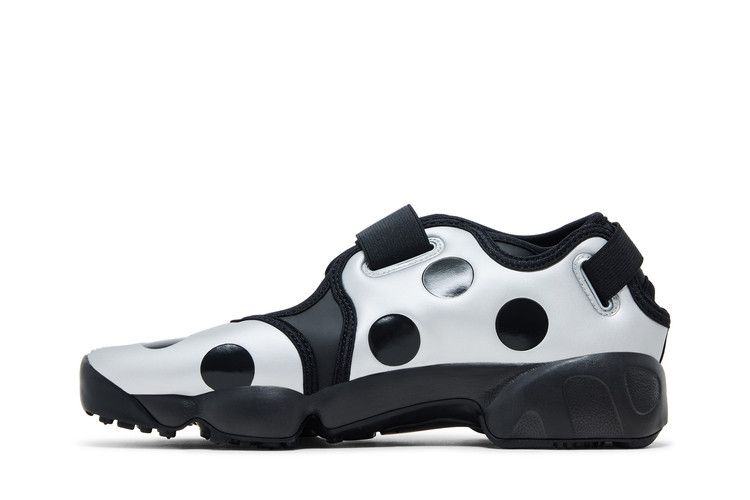 Nike Wmns Air Rift 'Polka Dots Black Metallic Silver'