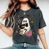 Halloween Book Club Shirt Cute Bookish Shirt Halloween Ghost Spooky Season Librarian Gift For Book Lover Book Nerd Shirt Fall Reading Tshirt