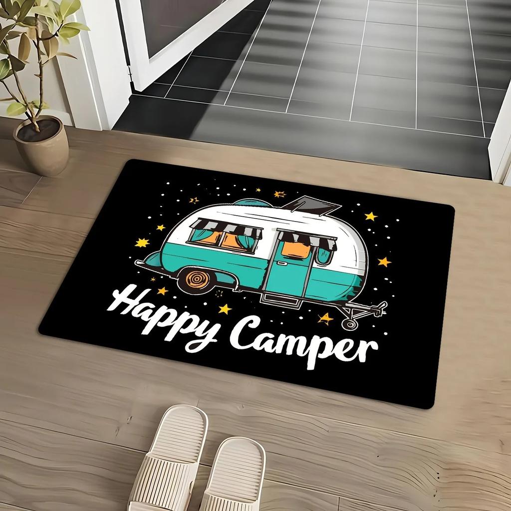 1PC Welcome Charactor Door Mats Kitchen Rugs Non-Slip Design Bathroom Rugs Bath Mat Carpet for Living Room Sink Laundry Decor