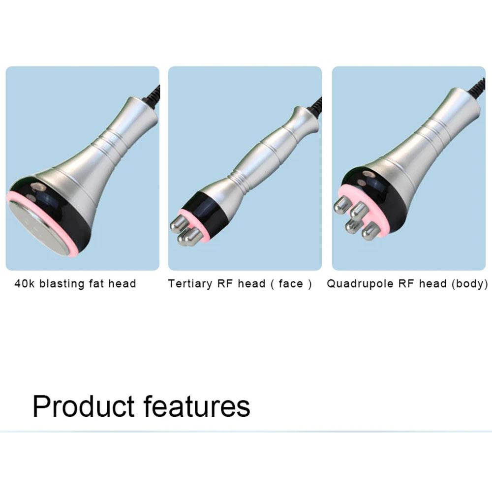 3-in-1 40K Beauty Device RF Ultrasonic Cavitation Red Light Therapy Body Contouring Machine