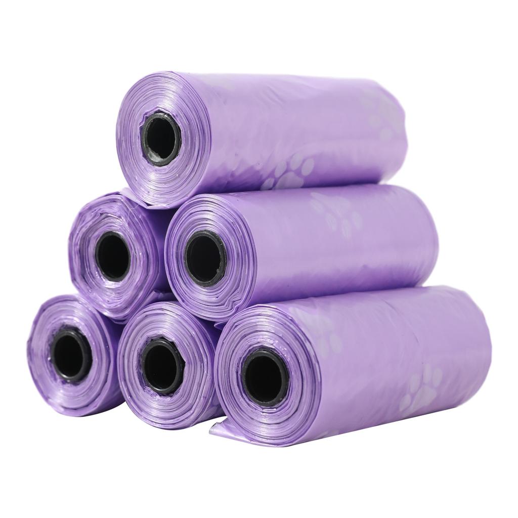 Haustier Katzenstreu Beutel Neues Material Abreißbare Plastiktüten Schwarz Einweg Haustierabfallbeutel