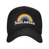 Hail Satan Rainbow Baseball Cap Hood dad hat Men Luxury Brand Women's