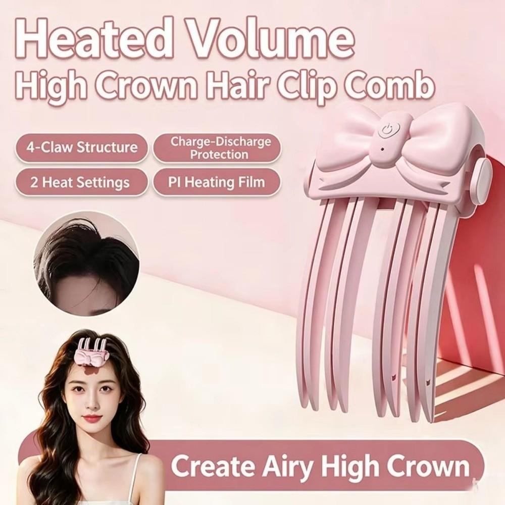 Tragbarer Haarwurzel-Voluminizer Rutschfester Volumen-Pony-Clip Modische Flauschige Haarnadel Lockenclip Damen