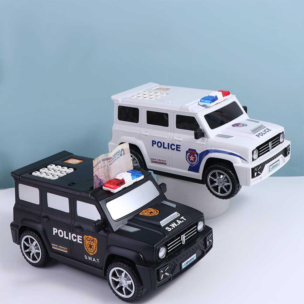 Passwort Geldautomat Geld sparen Bargeld Münze Kann Auto Modell Sparschwein Swat Auto Modell Kassenlade Geldsparbox