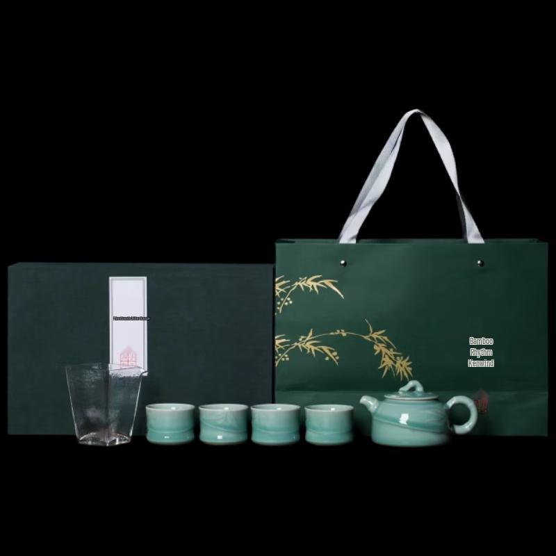 Yihude Breeze Bamboo Celadon Tea Set