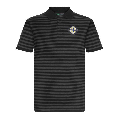 Northern Ireland Mens Contrast Striped Polo Shirt