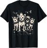 Vintage Punk Chihuahua Rock Chihuahua Irokez Kolczasty Kołnierz Koszulka