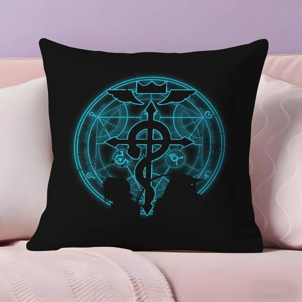 F-Fullmetal A-Alchemist Pillow Case  Ultra Soft Skin Friendly Fabric Cloud Like Comfort & Concealed Zipper