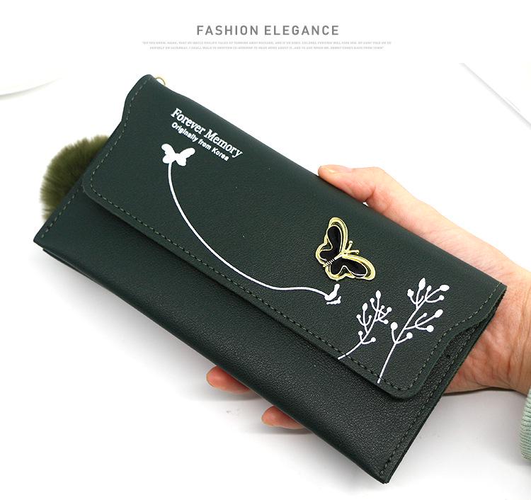 2023 Urban Minimalist Women's Solid Color PU Leather Wallet