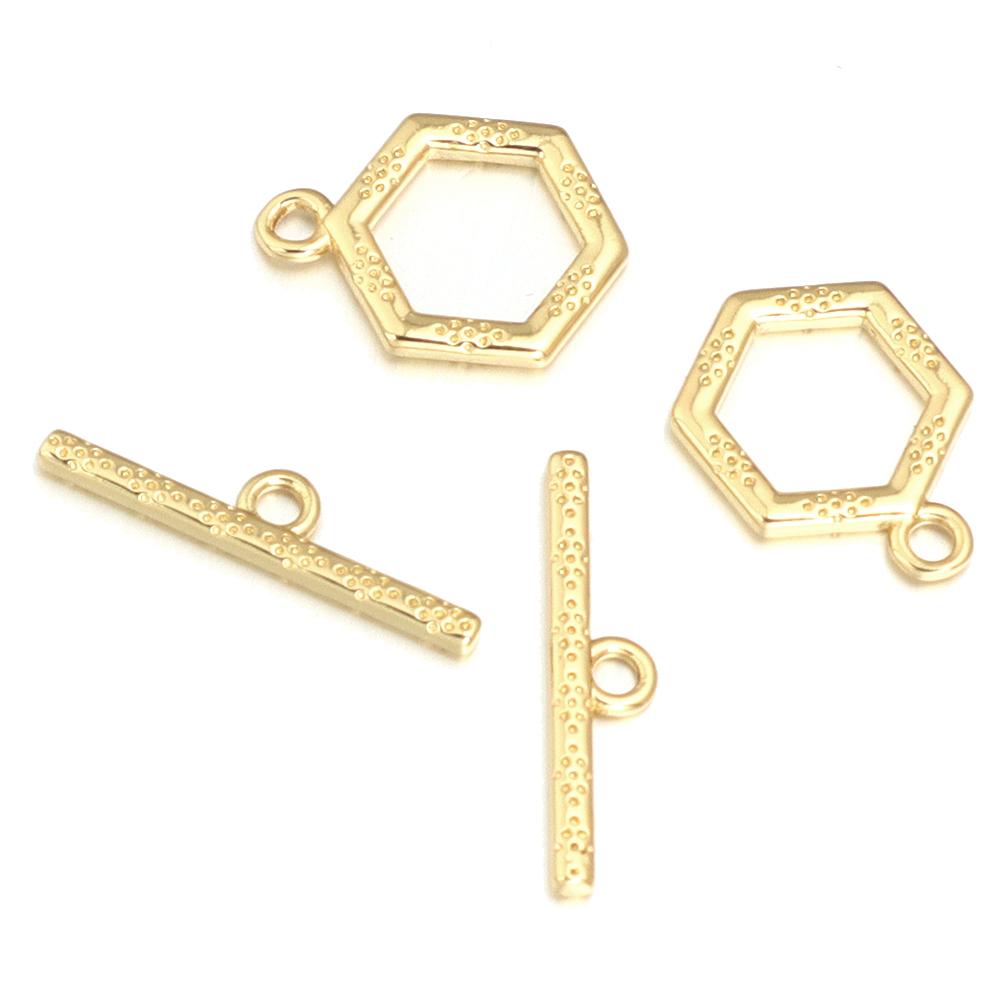 4-5Sets/Lot  Metal OT Clasps Connectors For Bracelet Necklace DIY Toggle Clasps Buckle Jewelry Making Supplies Connectors