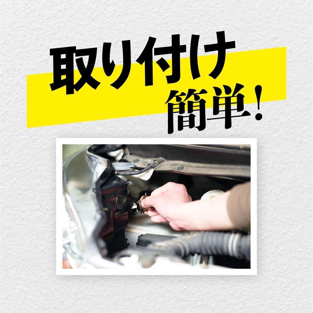 LED Fog Super V Vehicle Inspection Set of 2 HID-ya Lamps, H8, H11, H16, 10200lm, Yellow, 3000K, Bright, Series, Compliant,