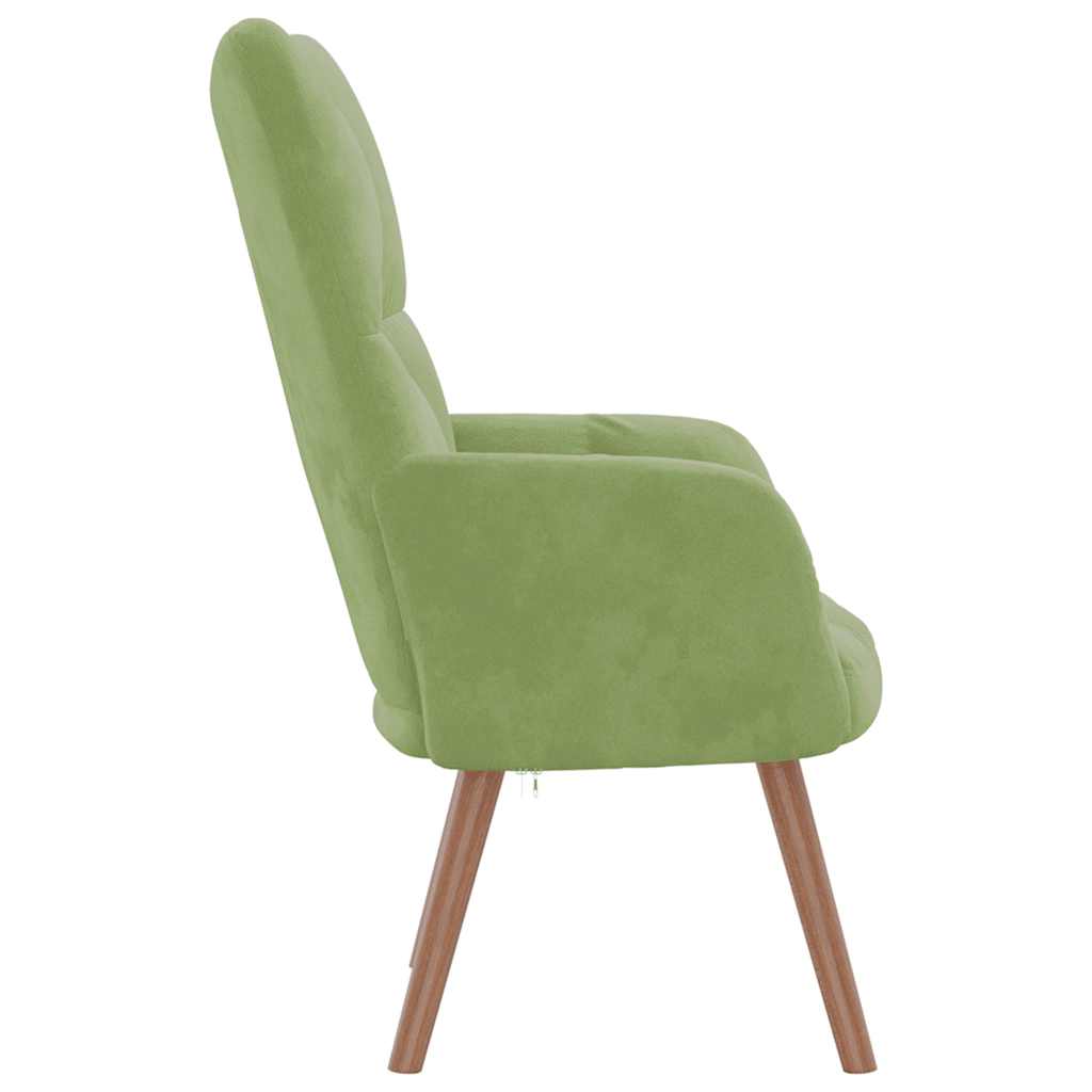 Relax Chair Light Green Velvet