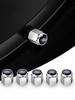 New 2026 Car Sticker Ford New 2025 Hot 5pc Metal Car Logo Tire Wheel Cap Air Valve Stem Cover For Ford Fiesta Focus 3 4 MK3 MK4