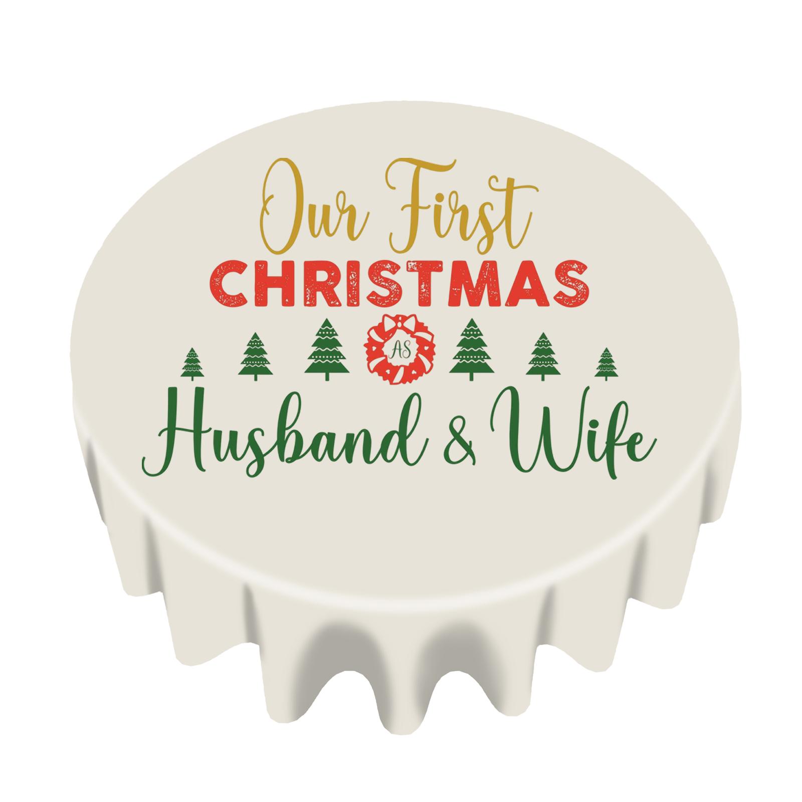 

Рождественская скатерть прямоугольная с прямым краем One Size