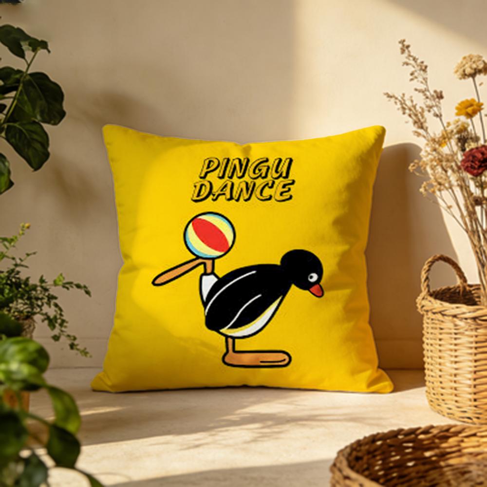 Hot PPinguable Cushion Cover Versatile DoubleSided Pillow Case Fit for Sofa Bed Car Daily Decor