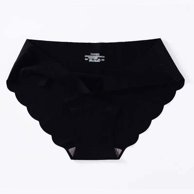 Seamless Silk Panties Women Underwear Sexy Female Underpants Briefs Woman Lingerie Underwear Ice Silk 10 Pcs/Set