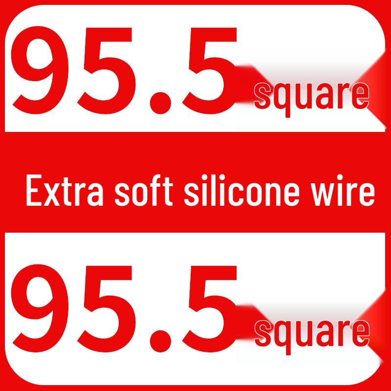 High-Temp Resistant Silicone Wire for Lithium Battery, Tinned Copper, Various AWG Sizes