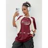 Mens Womens Casual Retro American Style T-Shirt Digital Print Slim Fit Short Sleeve Crew Neck Tee