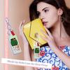 72Pcs Keychains Set Includes 24Pcs Lobster Clasp 24Pcs White Lip Holder Keychains With Keyrings 24Pcs Tassel Pendants