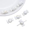 200Pcs Acrylic Beads Charms Solid Color Gradient Coated Beads For Bracelet Necklace Jewelry Making