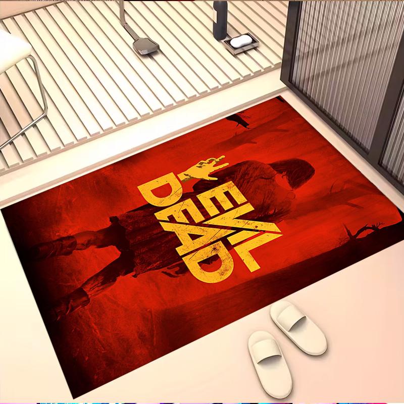 The Evil Dead Print Rug, Washable Floor Carpet, For Entryway Dorm Laundry Room Office Study, Home Decor Birthday Christmas Gift