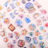 Cartoon 3D Self-adhesive Stickers Crystal Epoxy Space Sticker Kawaii Transparent Three-Dimensional Handbook Diary Decoration DIY