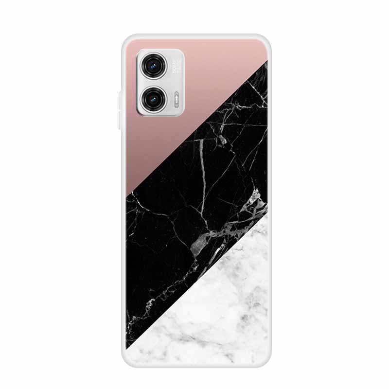 For Moto G73 5G Case E13 G72 Soft Silicone Marble Clear Phone Cover for Motorola MOTO G72 MotoE13 E 13 TPU Coque Capas G73 5G