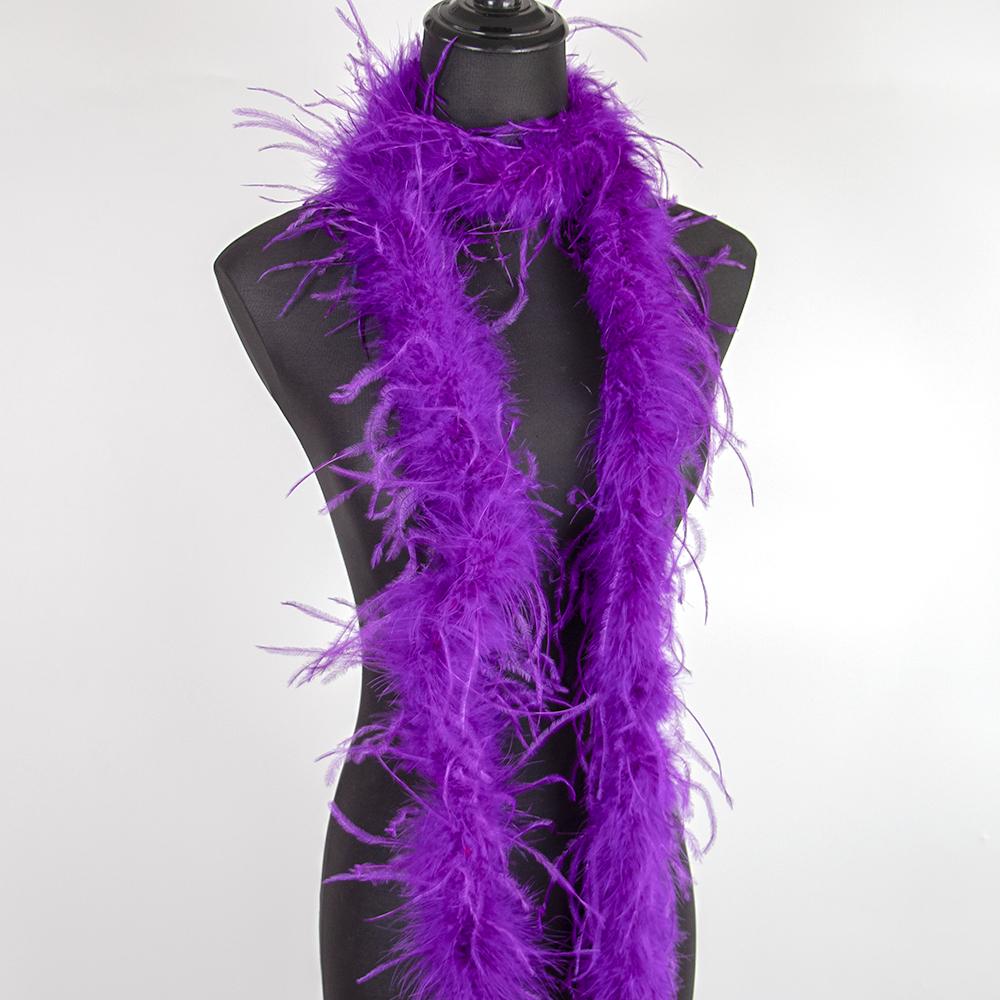 1Ply Ostrich Feather Boa 13-15CM Long Feathers Trims for Crafts Party Dress Sewing Decoration Plumas Ribbon 2 Meters Multicolor