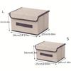 1PC Foldable Fabric Storage Box Dustproof Storage Box Tape Cover Storage Box Clothing Sundries Storage Box Batch