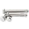 Stainless Steel Expansion Screw: Hexagonal Head with Internal Expansion (304/201), Sizes M6, M8, M10, M12.