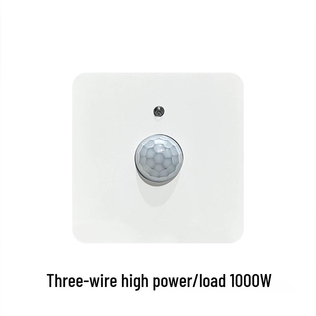 Type 86 Infrared Sound & Light Control with Human Body Sensor 220V Corridor Delay Switch