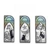 1 Set Heilia Daily Black Cat Bookmark PET Material Literary Style for Journaling Planner Book Clip Decal High Aesthetic