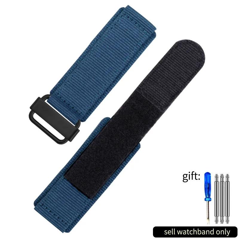 Suitable for Panerai Bell & Ross Nylon Strap hook and loop BR Watch Band Rough Outdoor 24mm 22mm