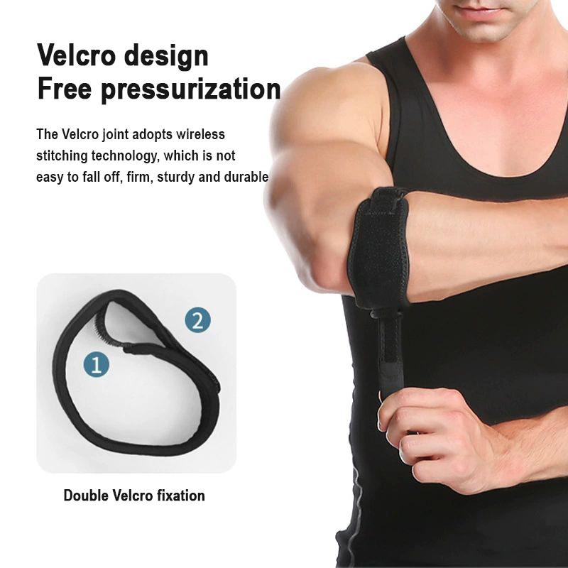 1Pcs Elbow And Arm Support Tennis Elbow And Wrist Guards For Forearm Tension Adjustable Through Pressure Bands