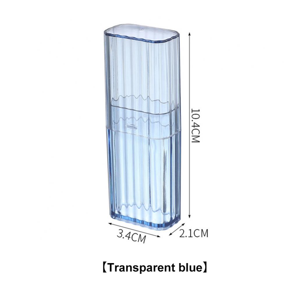 Swab Box Travel Camping Storage Box Transparent Storage Box Plastic Bathroom Accessories Organizer Toothpaste Toothbrush Case