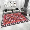 Moroccan Living Room Carpet Home Bedroom Anti-slip Rugs Diamond-shaped Line Decoration Rugs Multi-Size Ethnic Style Carpet