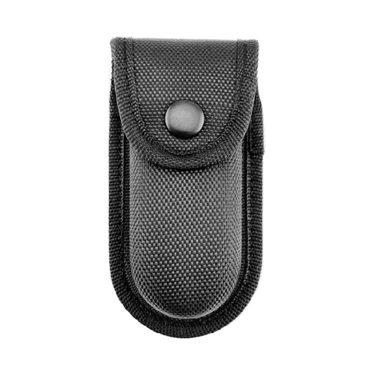 Work Belt Sheath Pouch in Nylon with Button Flap Closure for Hiking, Camping, Fishing and Daily Utility Carry Use