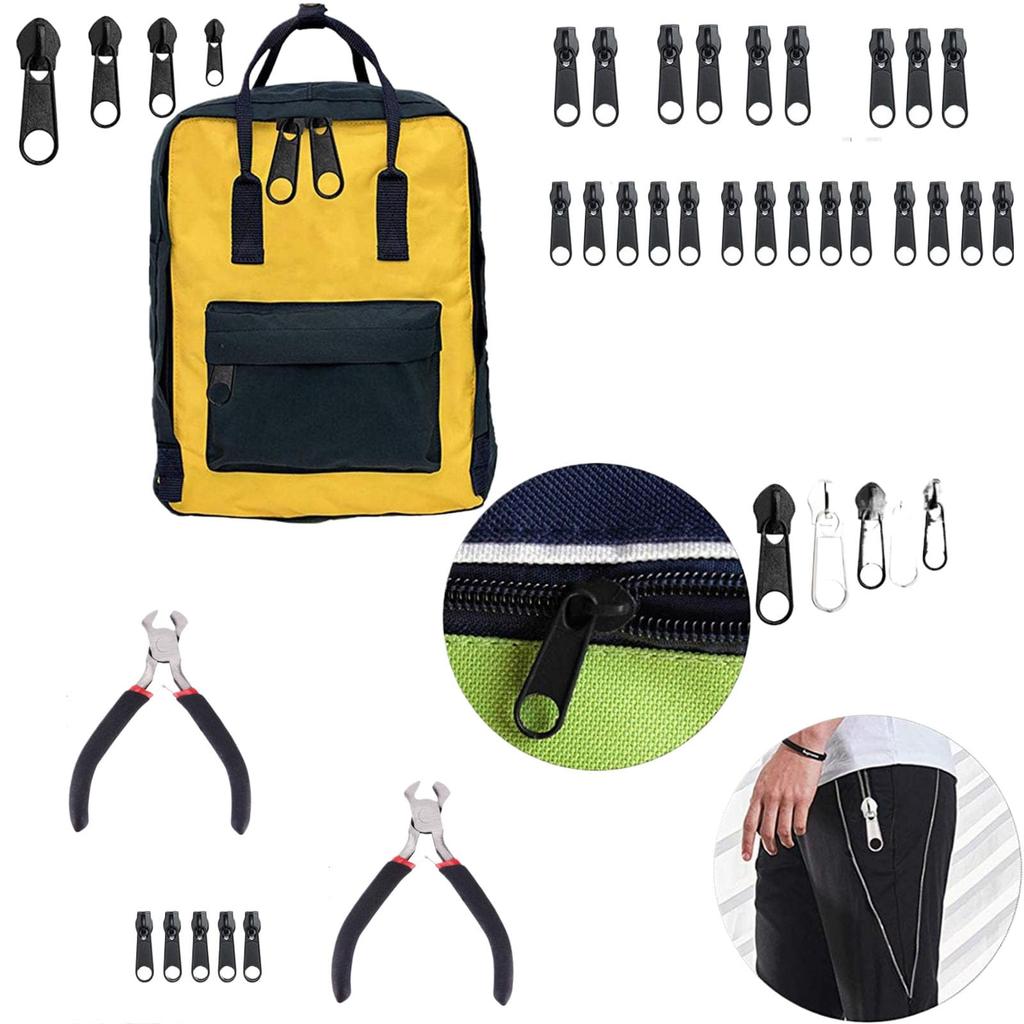 Set of 85 Zipper Fastener Repair Kit with 1 Repair