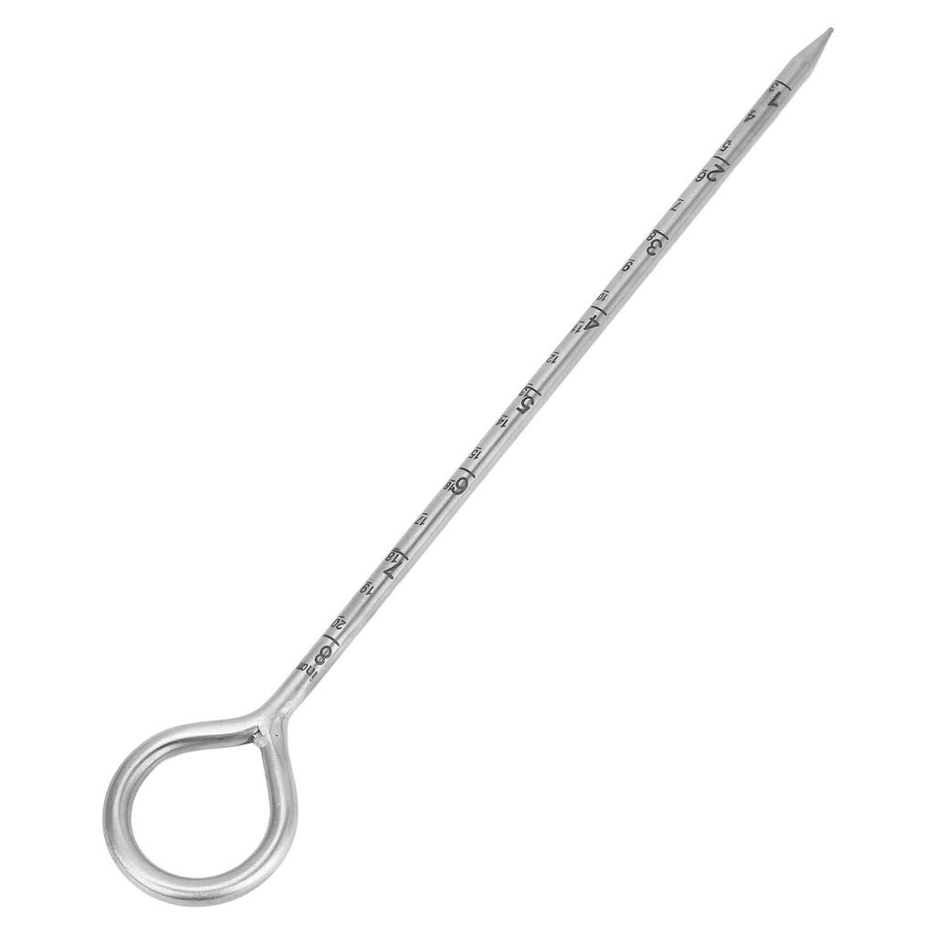 10 Inches Soil Sampler Probe Circular Handle Easy to Use Portable Stainless Steel Soil Probe for Plants Garden Farm