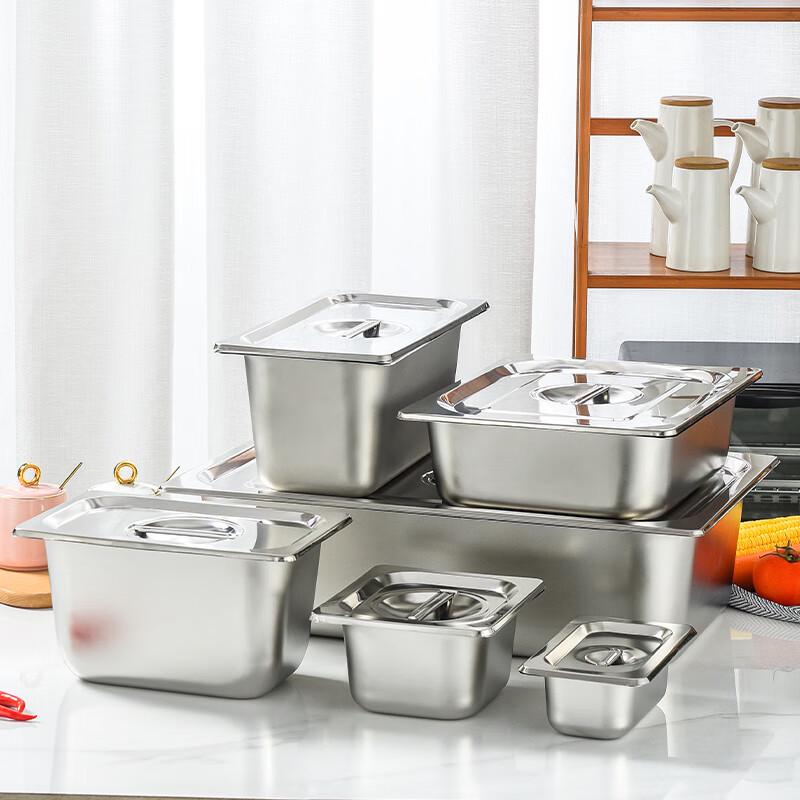 Rechteckige Buffet-Lebensmittelpfanne aus Edelstahl