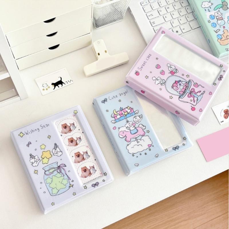 Photo Booth Album Photocard Holders Binders for Idol Fan Picture Display Photo Strips Collecting Book 40 Page Organizers