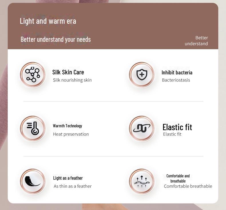 Women's Winter Velvet Silk Thermal Tops - Seamless, Thickened Cashmere for Autumn Warmth