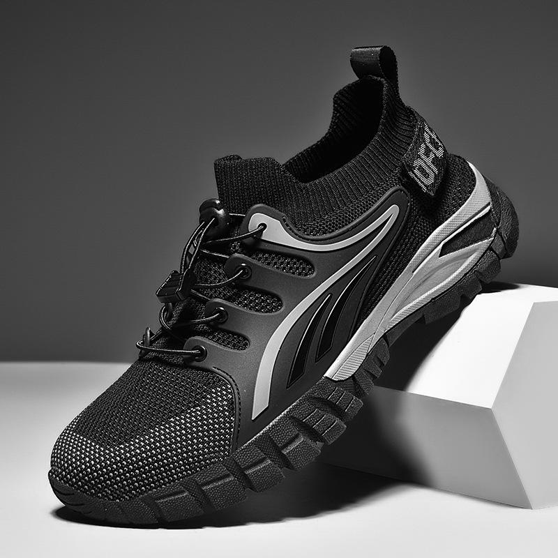 

2025 Plus Size 47 Men s Hiking Mountaineering Shoes Outdoor Lightweight Comfortable Breathable Wear-resistant Water 41 чёрный