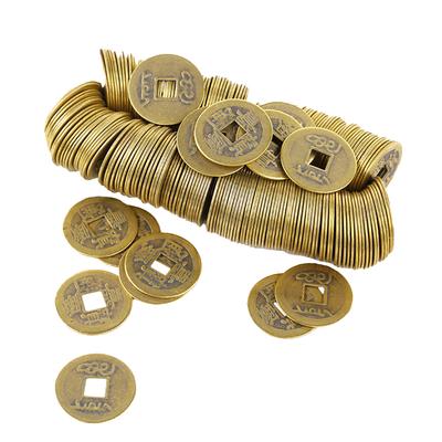 100 Pcs Ancient Chinese Wealth Amulet Spiritual Feng Shui Divination Non Currency Home Decor Traditional