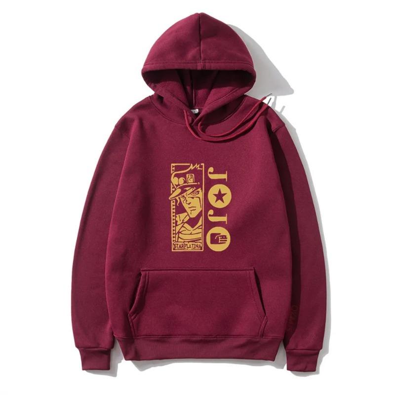 Harajuku JOJO's Bizarre Adventure Hoodies Printed Men's Hoodie Streetwear Casual Sweatshirts Clothing Hoodies & Sweatshirts Men’s