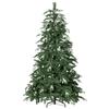 Artificial Christmas Tree 180 Cm Realistic Branches with Snow Effect Steel Stand Foldable Base Quick Assembly