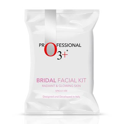 O3+ Bridal Facial Kit For Radiant Glowing Skin With Hyaluronic Acid Glycolic Acid Niacinamide All Skin Types 60 G 69 Ml