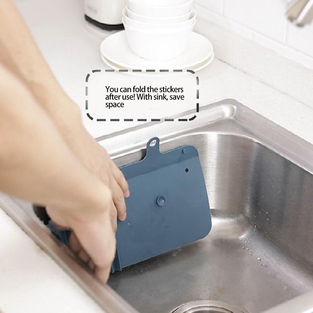 Diskho Stänkskydd Vikbart Stänkskyddsbräde Vattenflik Stänk Kökstillbehör för Vattentvätt