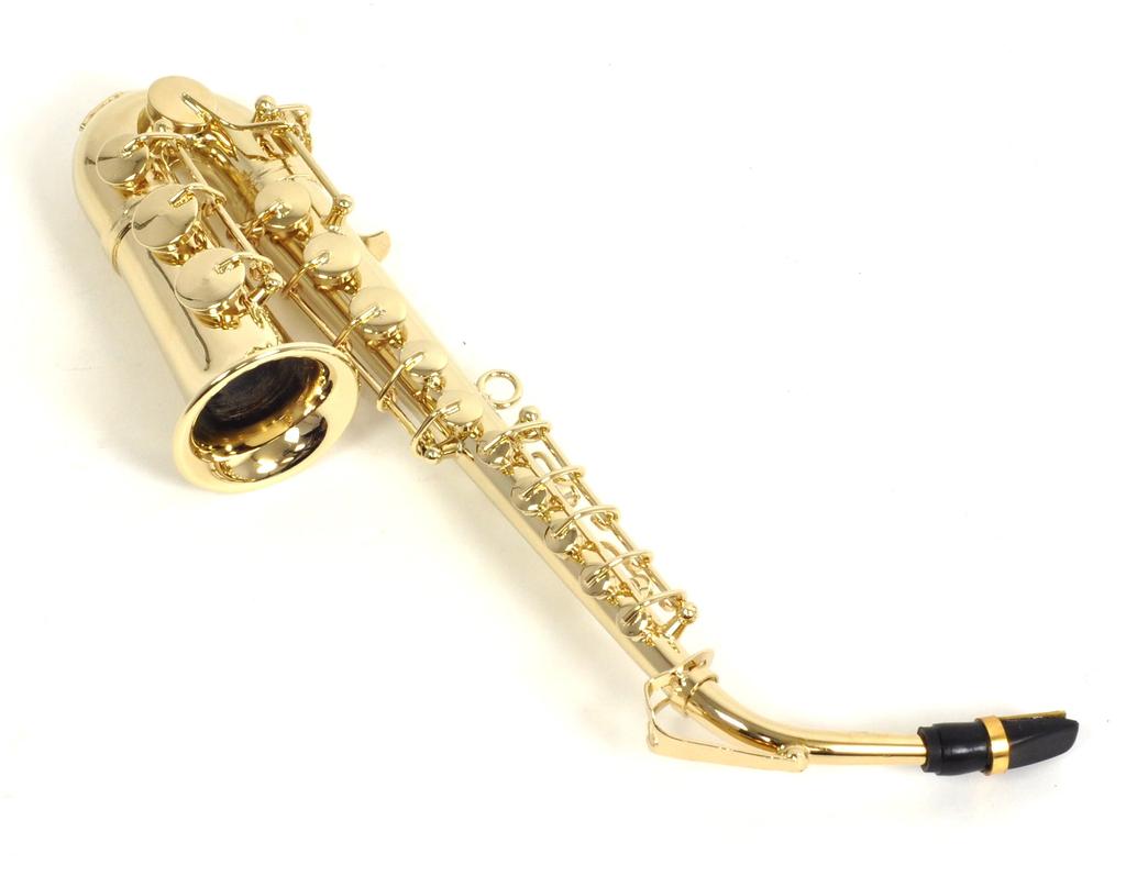 SUNRISE SOUND HOUSE Sunrise Sound House Miniature Instrument Alto Saxophone Gold 1/6